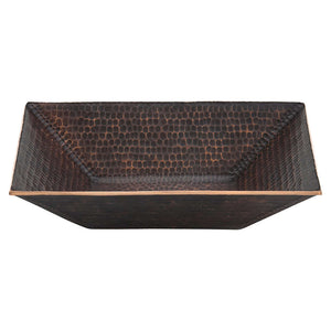 Alternate Image for Premier Copper Products 17" Rectangle Copper Bathroom Sink, Oil Rubbed Bronze, PVMRECDB