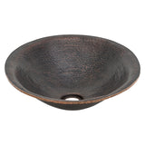 Alternative View of Premier Copper Products 20" Oval Copper Bathroom Sink, Oil Rubbed Bronze, PVOVAL20