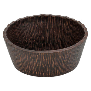 Alternate Image for Premier Copper Products 15" Copper Bathroom Sink, Oil Rubbed Bronze, PVRTRDB