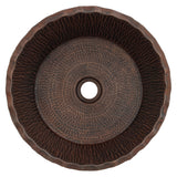 Alternative View of Premier Copper Products 15" Copper Bathroom Sink, Oil Rubbed Bronze, PVRTRDB