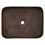 Alternative View of Premier Copper Products 19" Rectangle Copper Bathroom Sink, Oil Rubbed Bronze, PVTREC19DB