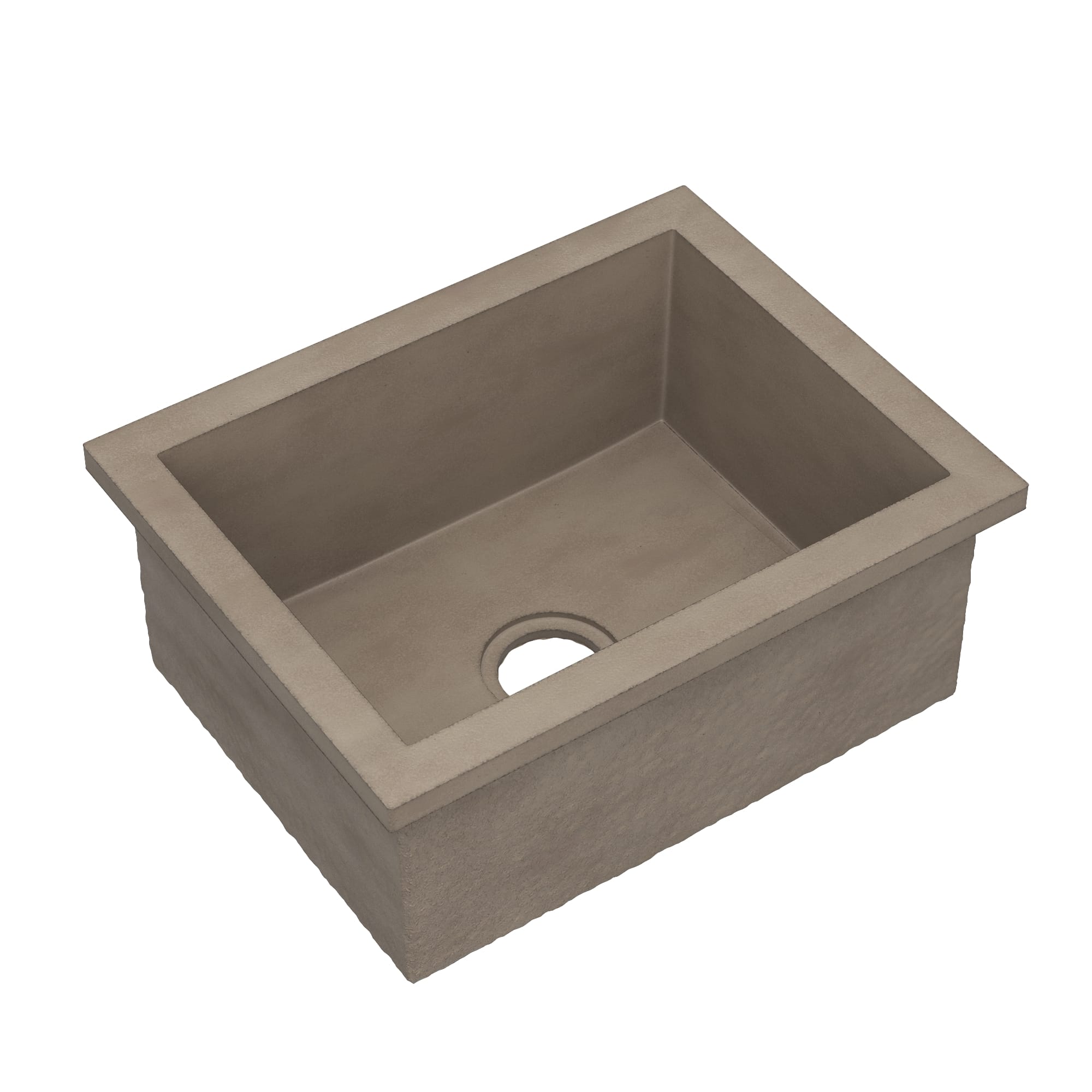 Native Trails Pacifica 23" Undermount NativeStone Concrete Kitchen Sink, Earth, NSK2217-E Product Image