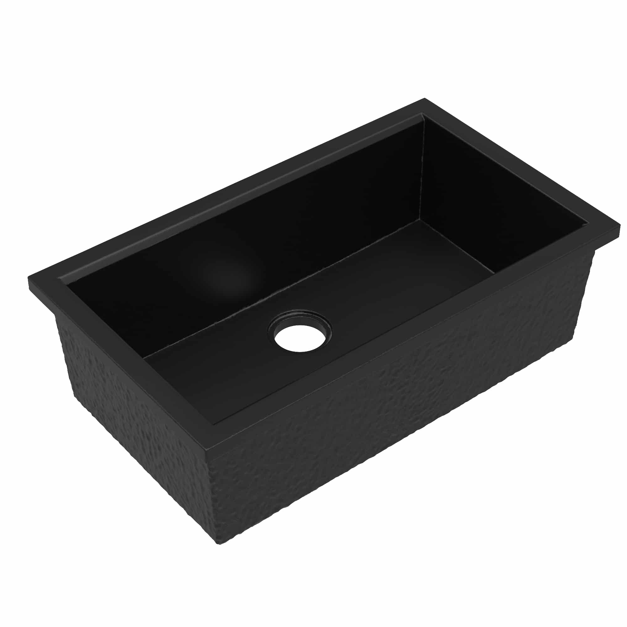 Native Trails Pacifica Concierge 34" Undermount NativeStone Concrete Workstation Kitchen Sink, Charcoal, NSKG3319-C