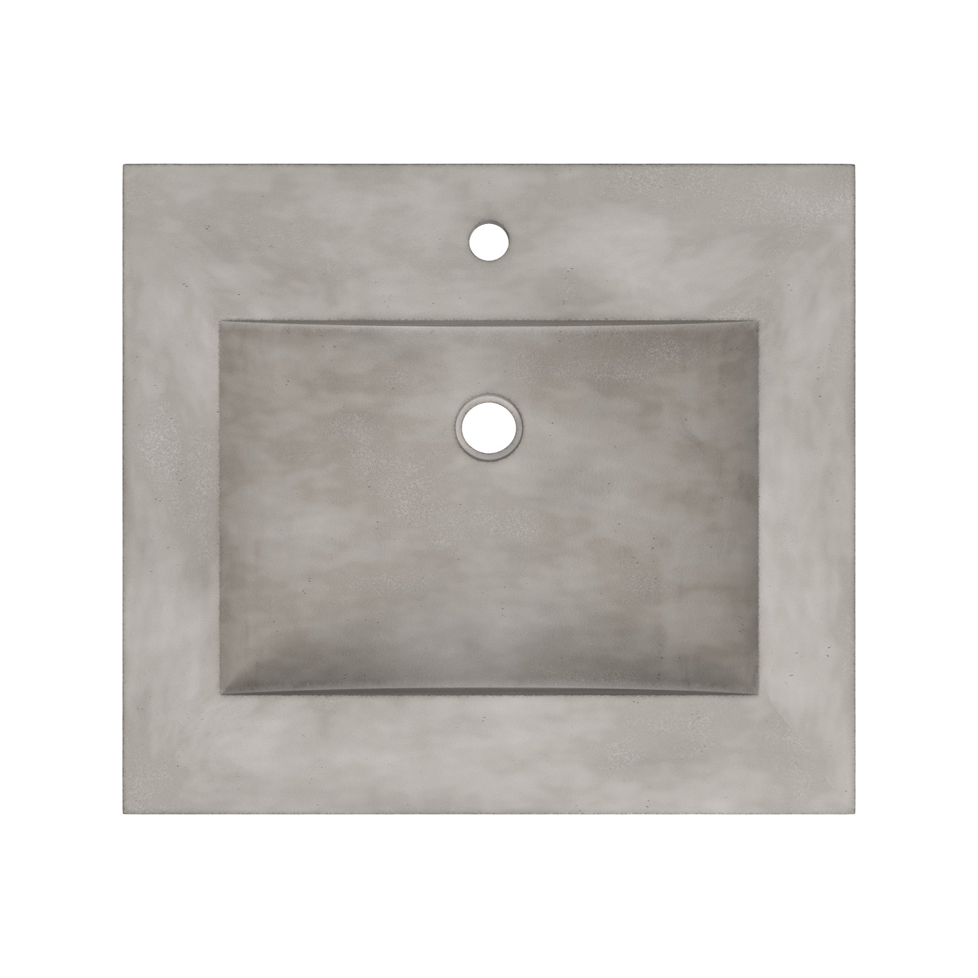 Native Trails 24" Palomar ADA NativeStone Vanity Top and Sink in Ash, Single Faucet Hole, NSVNT24-A1