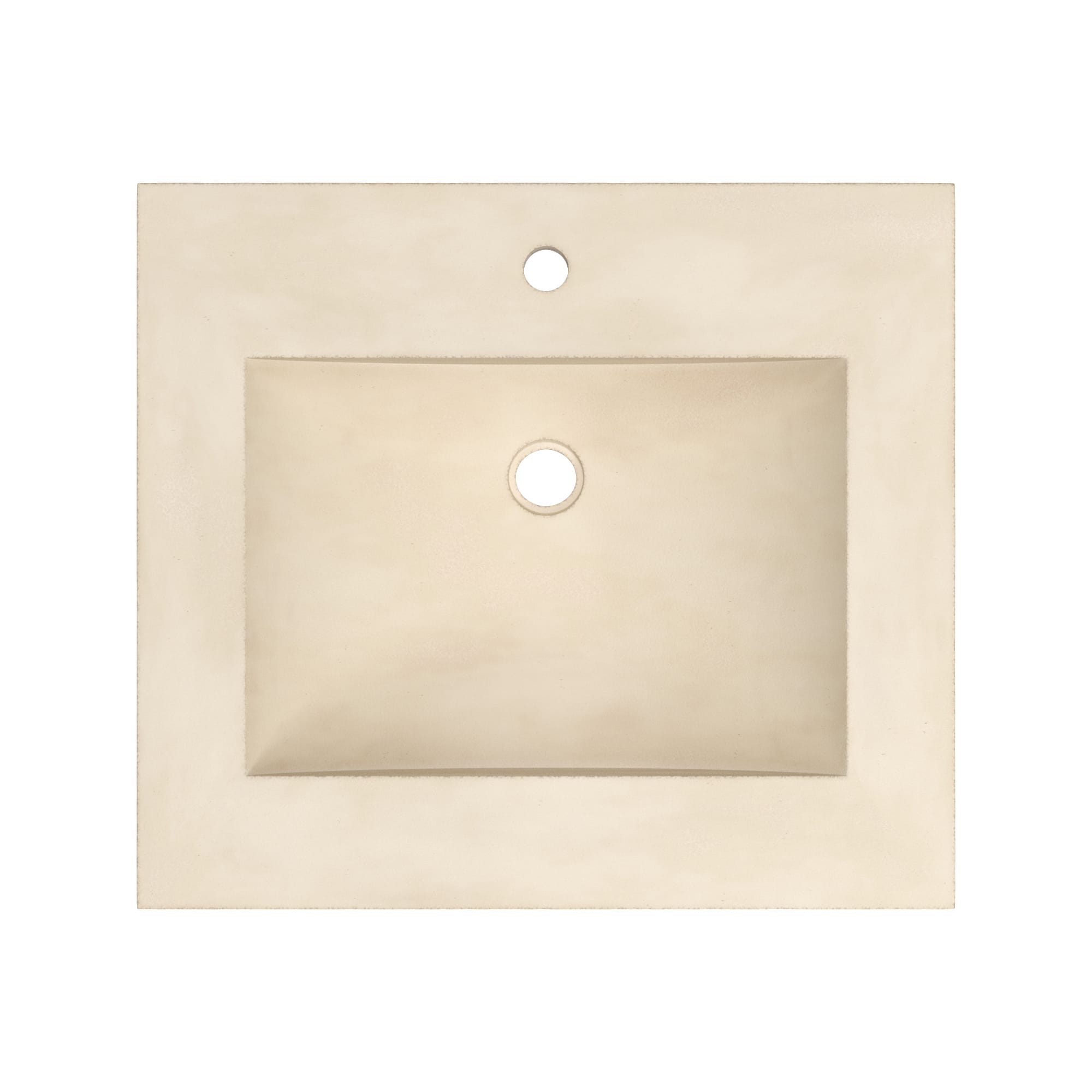 Native Trails 24" Palomar ADA NativeStone Vanity Top and Sink in Sand, Single Faucet Hole, NSVNT24-D1