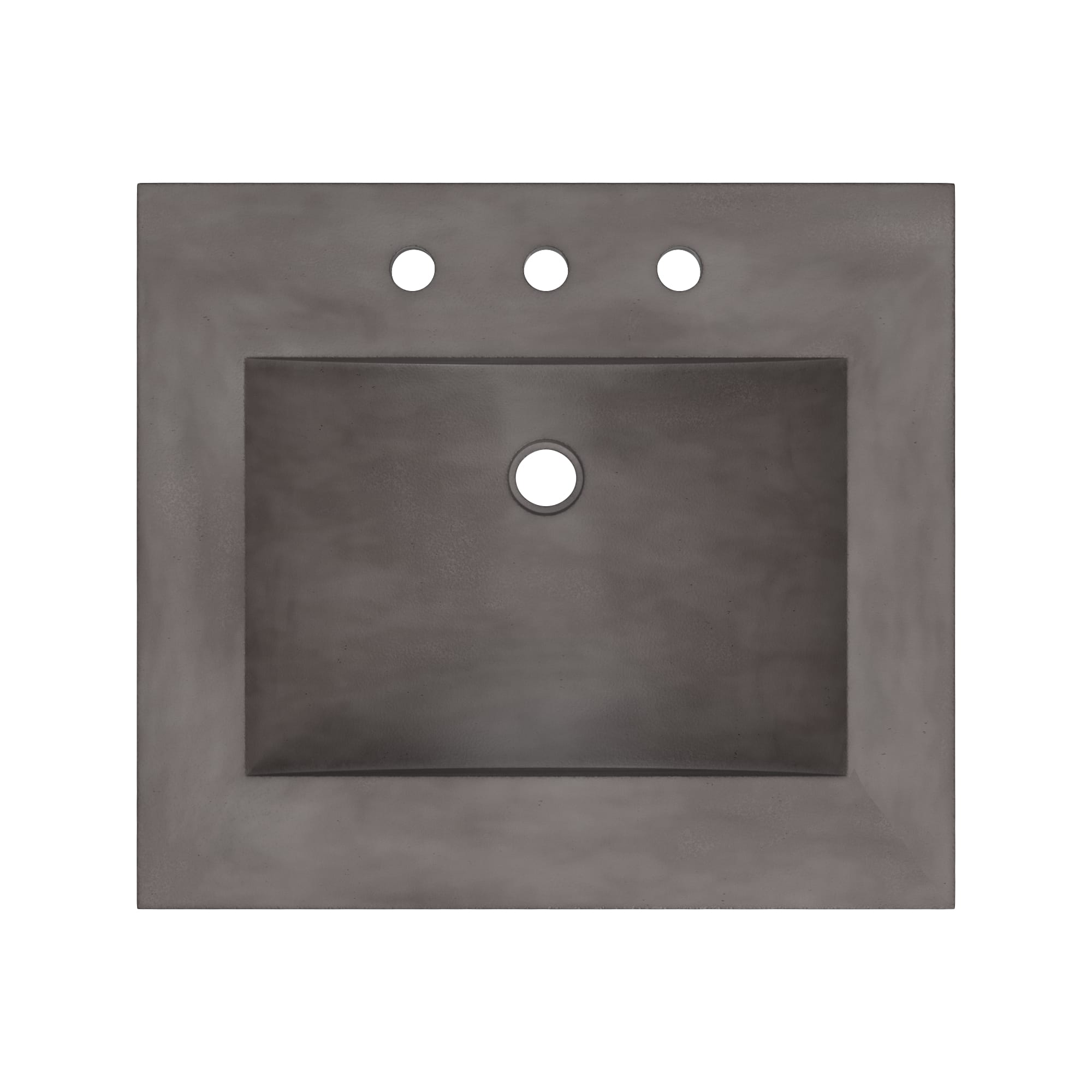 Native Trails 24" Palomar ADA NativeStone Vanity Top and Sink in Slate, 8" Widespread Faucet Holes, NSVNT24-S