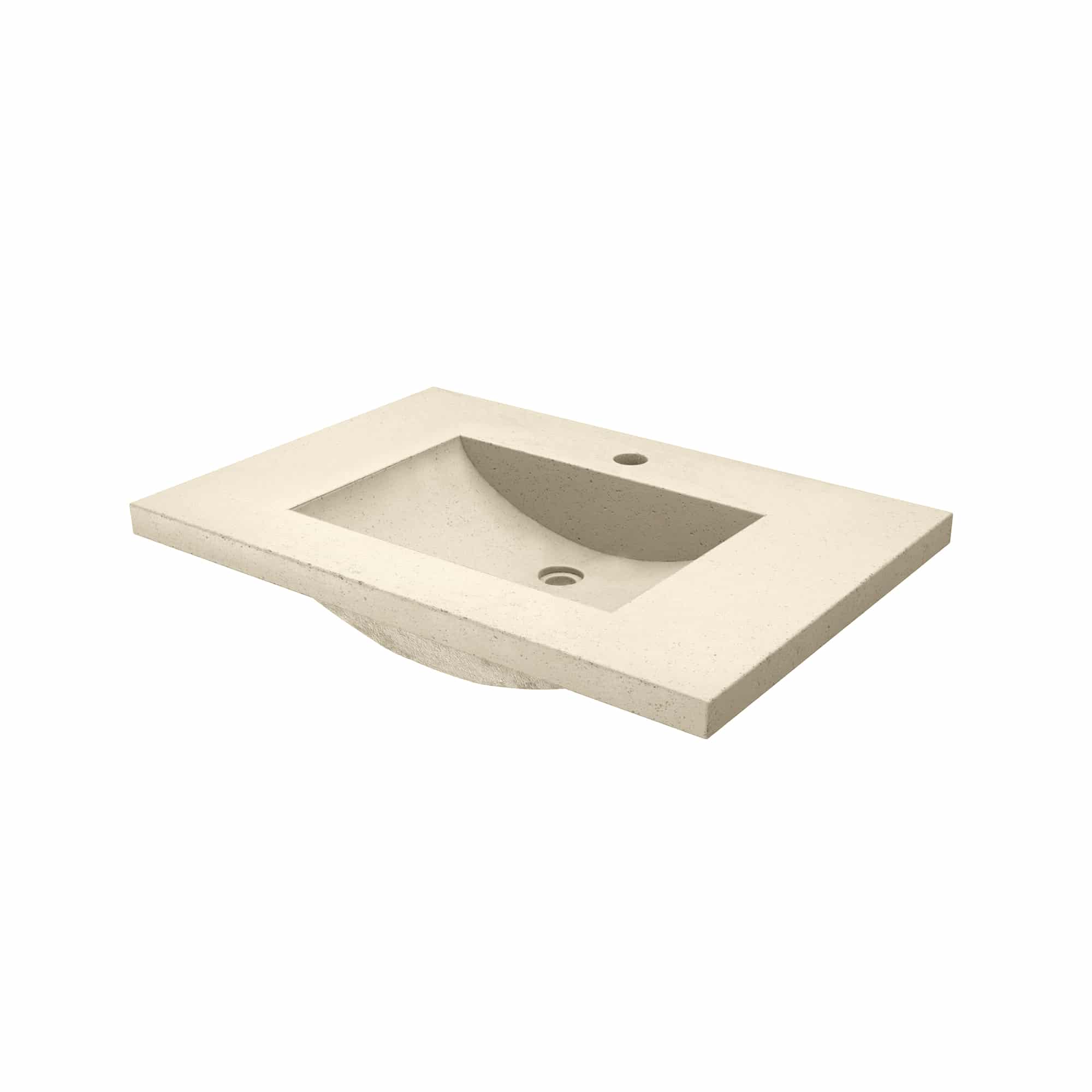 Native Trails 30" Palomar ADA NativeStone Vanity Top and Sink in Sand, Single Faucet Cutout, NSVNT30-D1