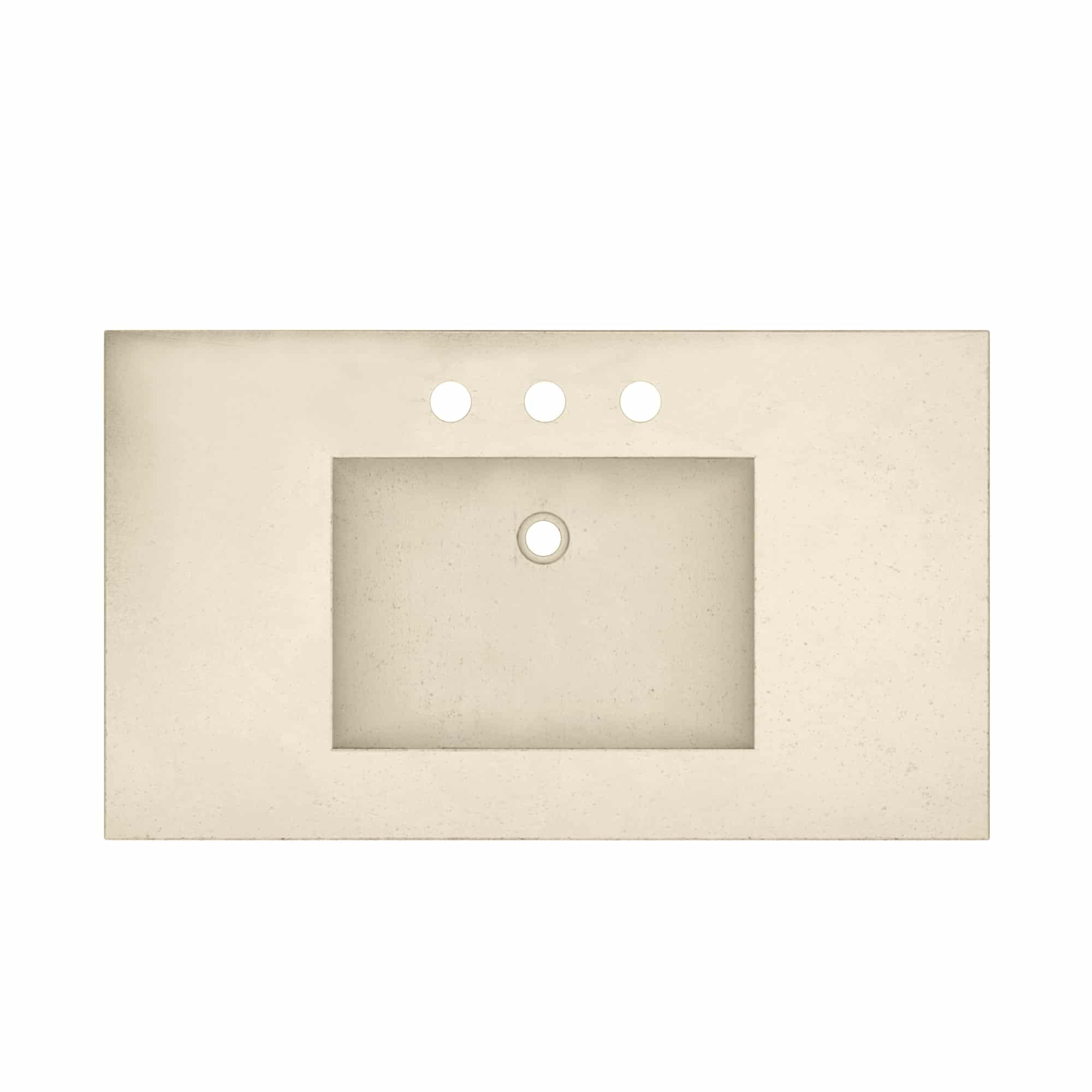 Native Trails 36" Palomar ADA NativeStone Vanity Top and Sink in Sand, 8" Widespread Cutout, NSVNT36-D Product Image