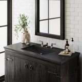 Native Trails 48" Palomar ADA Vanity Top with Integral Sink in Charcoal, 8" Widespread Cutout, NSVNT48-C