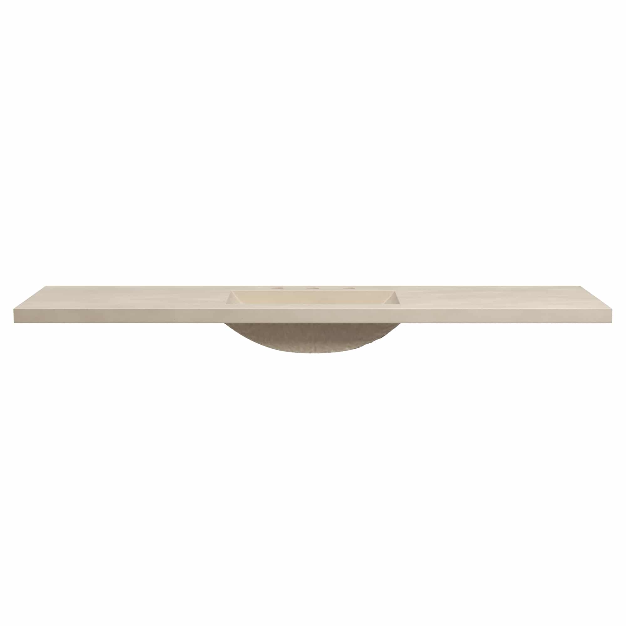 Native Trails 60" Palomar ADA NativeStone Vanity Top and Sink in Sand, 8" Widespread Cutout, NSVNT60-D Product Image
