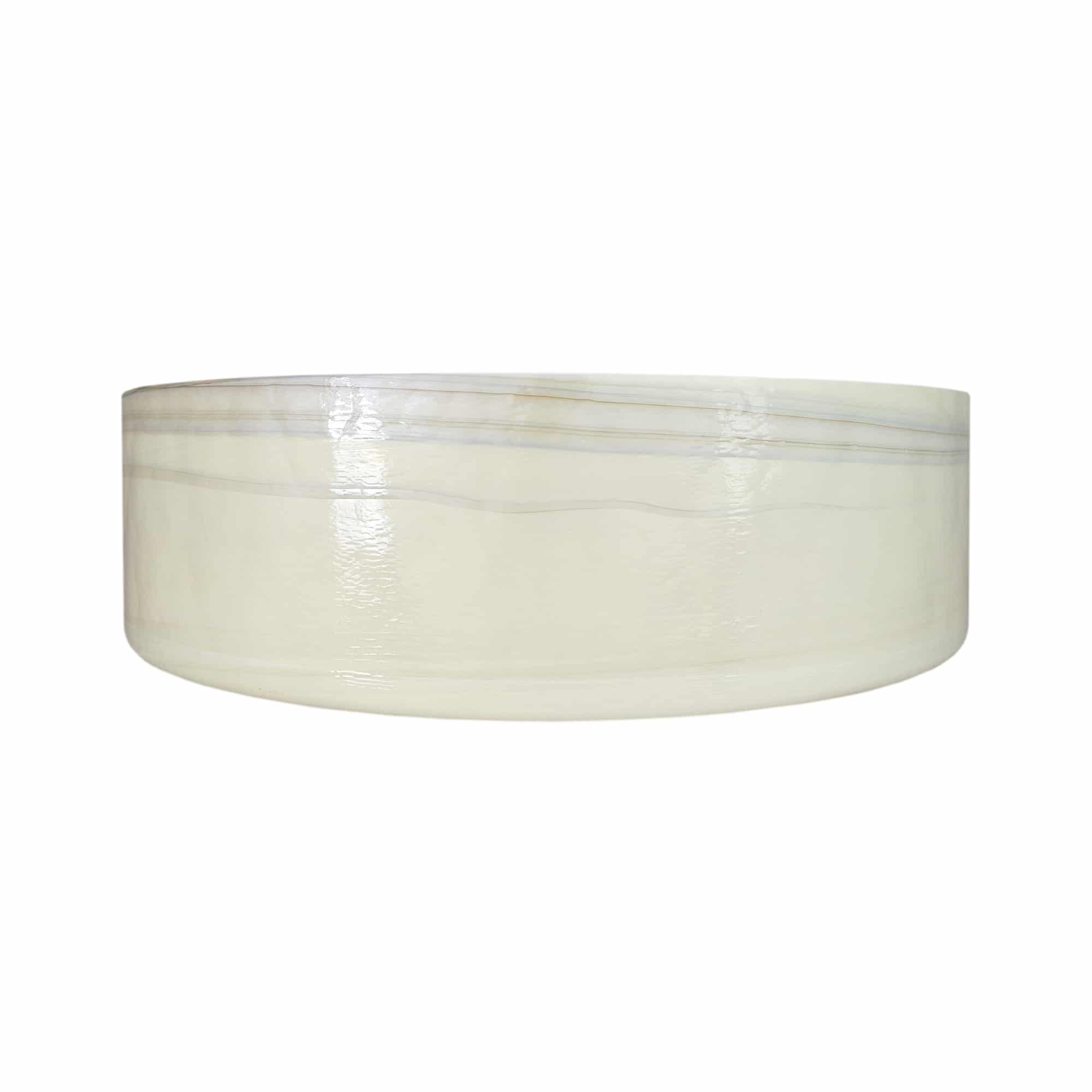 Native Trails Murano 16" Round Glass Bathroom Sink, Abalone, MG1616-AE