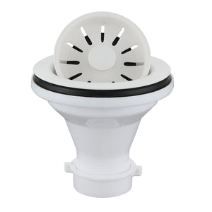 Alternate Image for Karran Plastic Basket Strainer, White, QBSWH