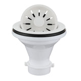 Karran Plastic Basket Strainer, White, QBSWH