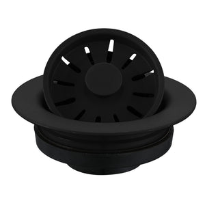 Alternate Image for Karran Plastic Disposal Flange, Black, QDFBL