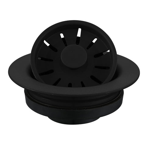 Karran Plastic Disposal Flange, Black, QDFBL