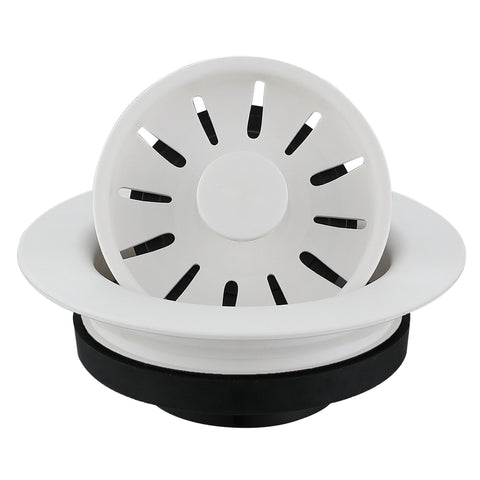 Karran Plastic Disposal Flange, White, QDFWH