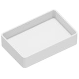 Karran Quattro 13.75" x 21.25" Rectangular Vessel Acrylic Solid Surface ADA Bathroom Sink, White, QM177WH