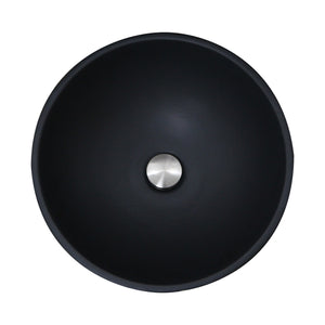 Alternate Image for Nantucket Sinks Regatta 17" Fireclay Bathroom Vessel Sink, Matte Black/Gold, RC7040GMS-MB