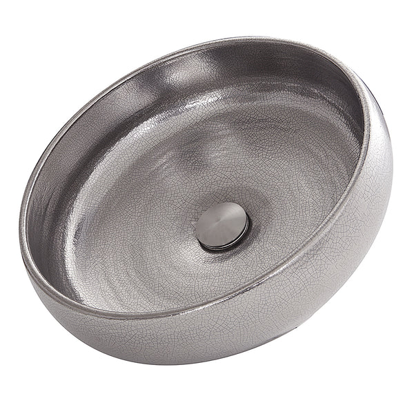 Main Image for Nantucket Sinks Regatta 16" Fireclay Bathroom Vessel Sink, Platinum, RC72030P