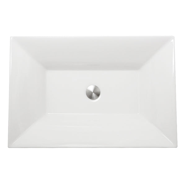 Main Image for Nantucket Sinks Regatta 25" Fireclay Bathroom Vessel Sink, White, RC73040W