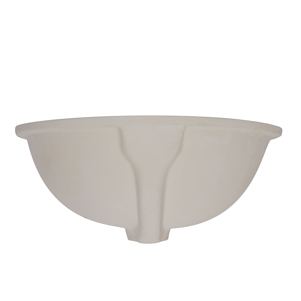 Nantucket Sinks Regatta 19" Fireclay Bathroom Sink, White/Platinum, RC78340SL