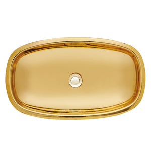 Alternate Image for Nantucket Sinks Regatta 25" Fireclay Bathroom Vessel Sink, Gold, RC79040G