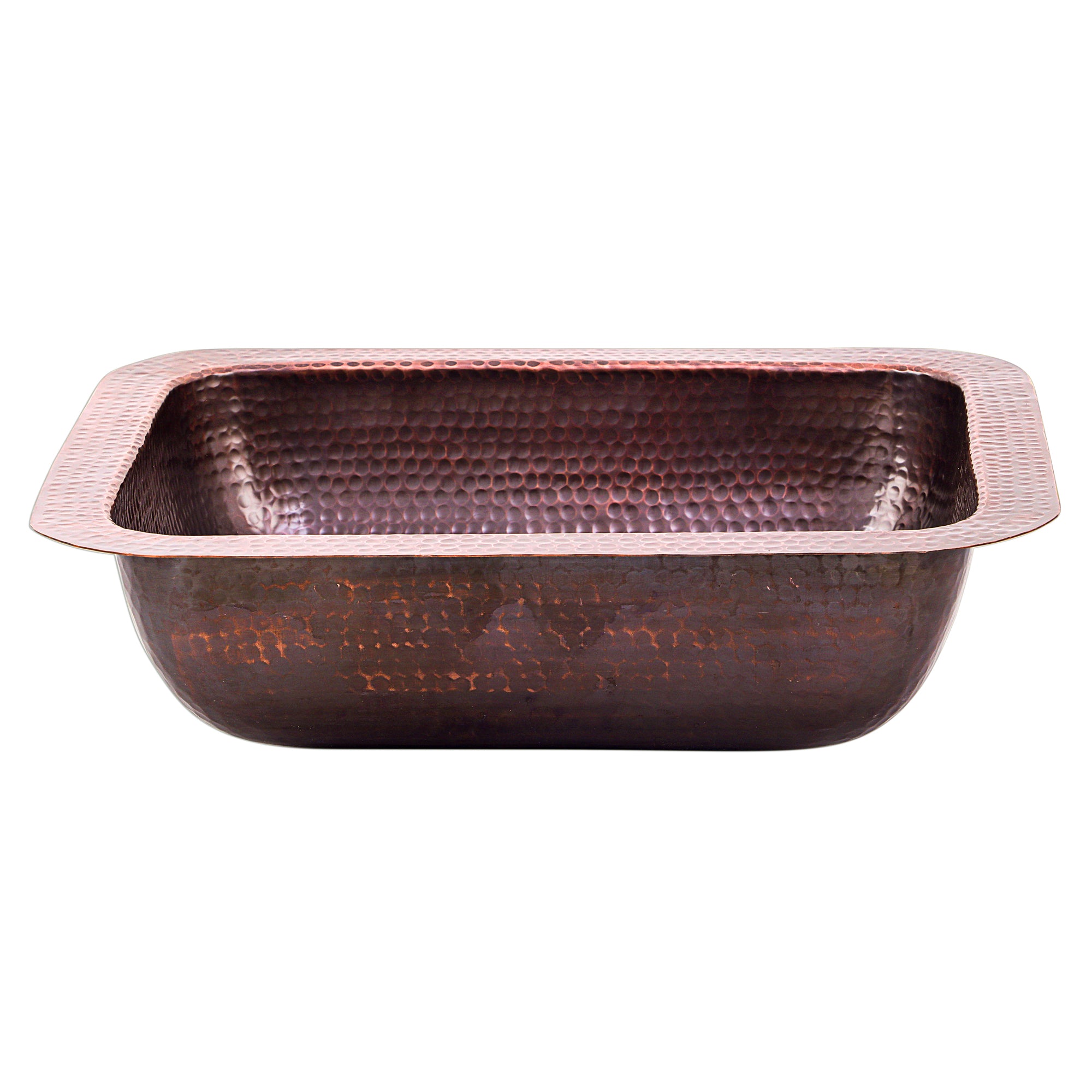 Nantucket Sinks Brightwork Home 17" Rectangle Copper Bar/Prep Sink with Accessories, 16 Gauge, REHC-2.5
