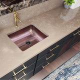 Nantucket Sinks Brightwork Home 17" Rectangle Copper Bar/Prep Sink with Accessories, 16 Gauge, REHC-2.5