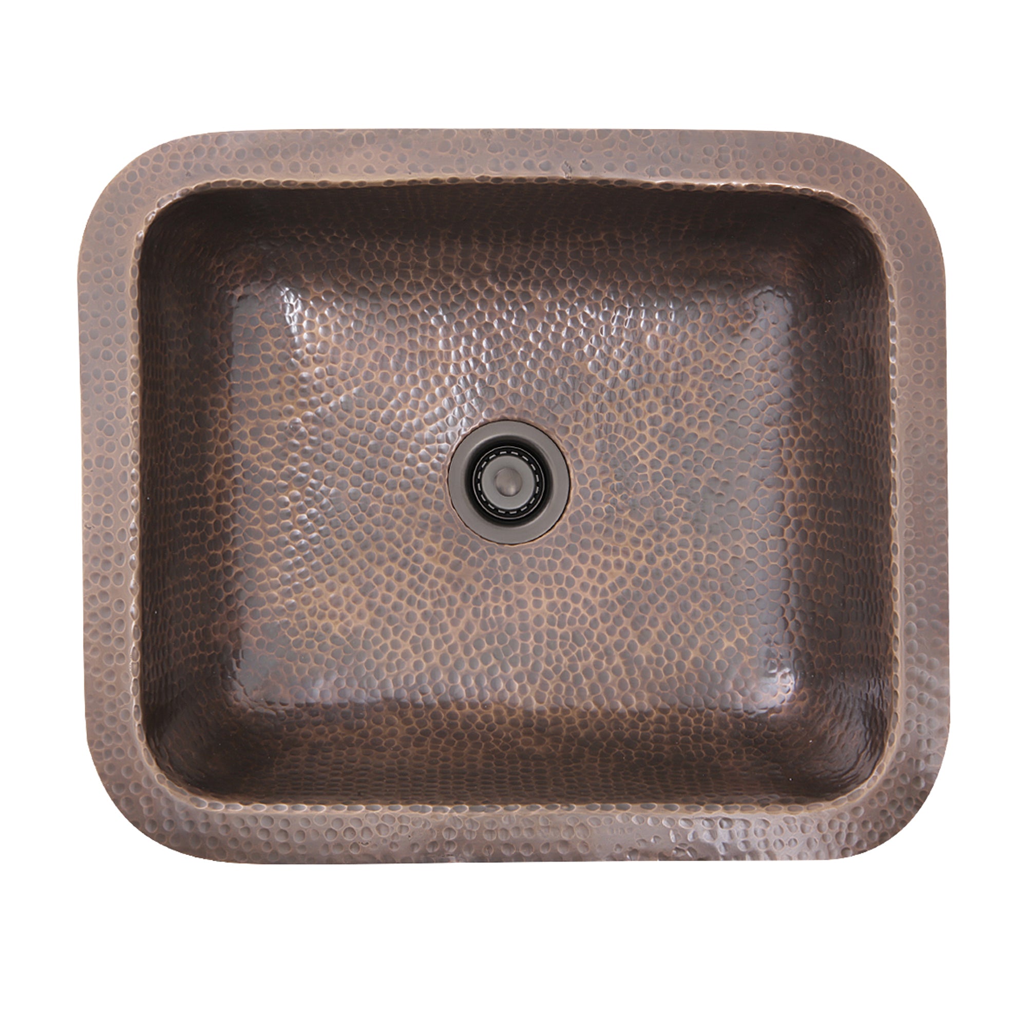 Nantucket Sinks Brightwork Home 17" Copper Bathroom Sink, REHC