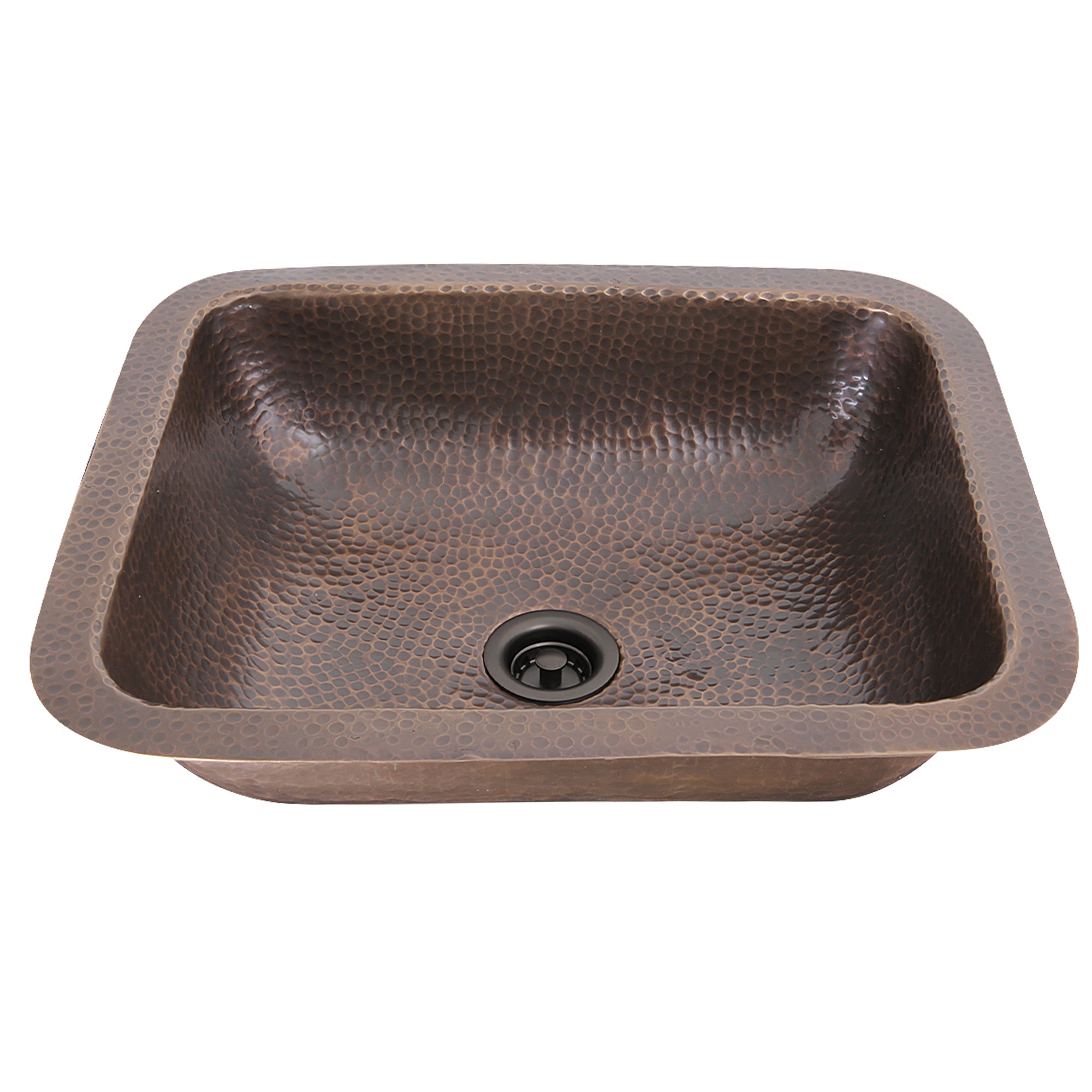 Nantucket Sinks Brightwork Home 17" Copper Bathroom Sink, REHC