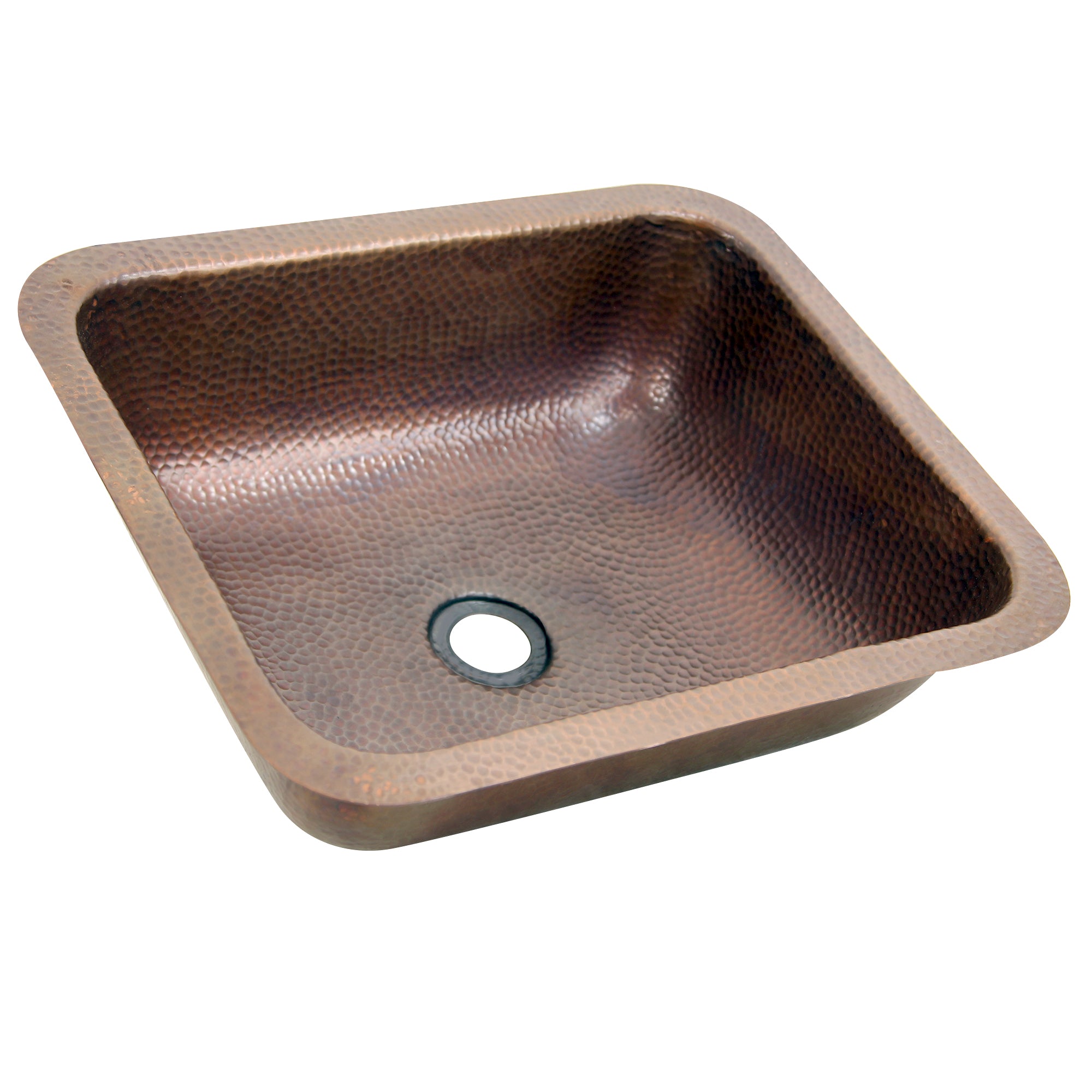 Nantucket Sinks Brightwork Home 17" Copper Bathroom Sink, REHC