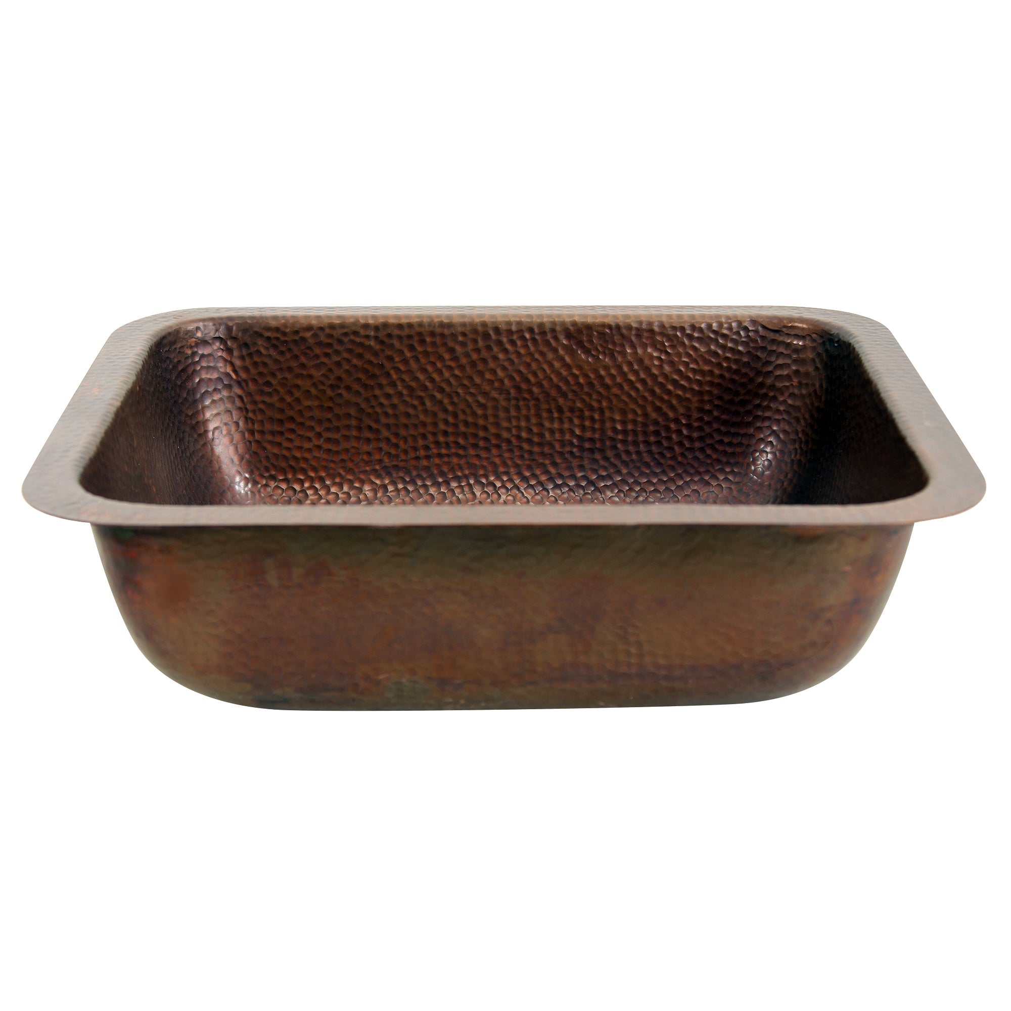 Nantucket Sinks Brightwork Home 17" Copper Bathroom Sink, REHC
