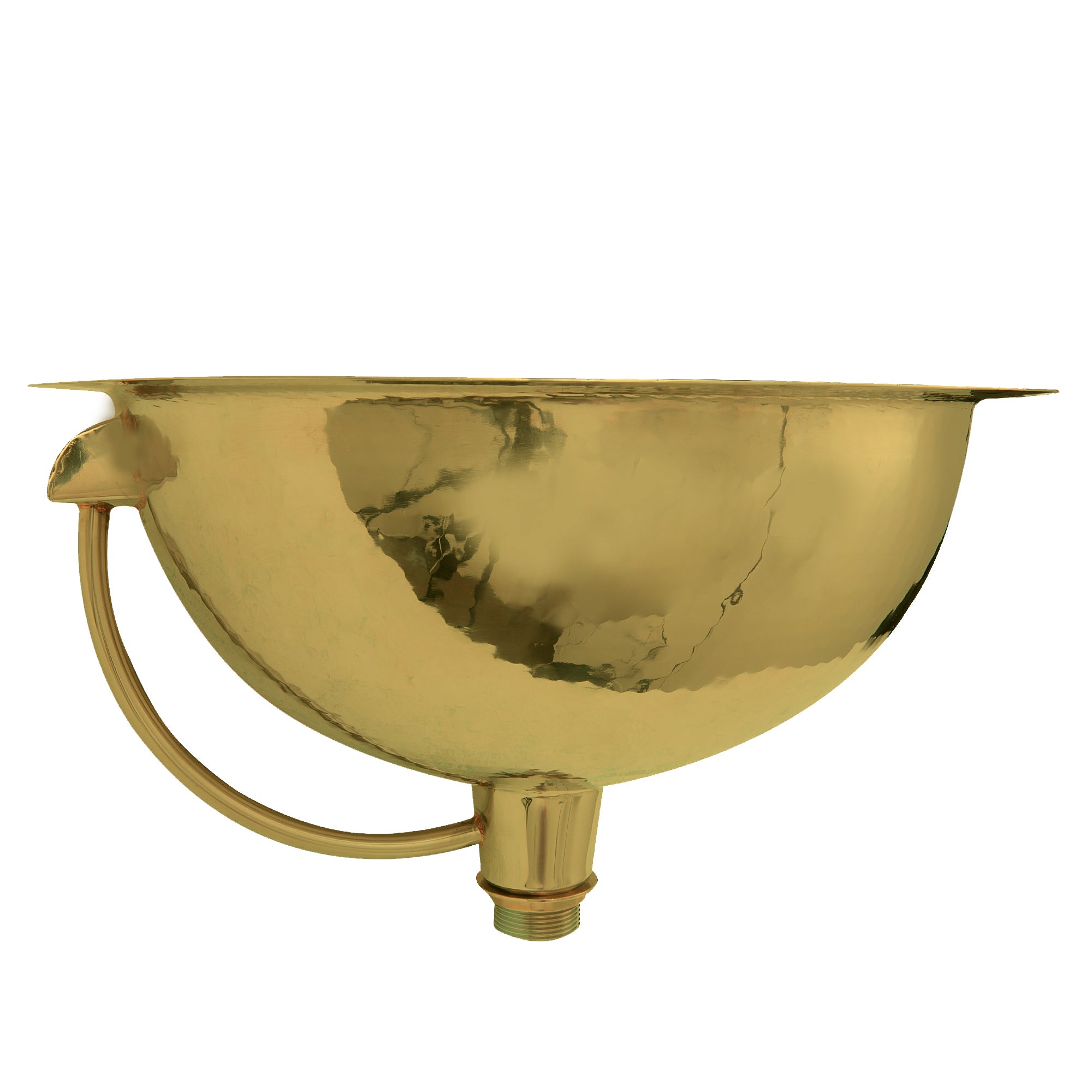 Nantucket Sinks Brightwork Home 17" Brass Bathroom Sink, RLB-OF