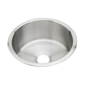 Alternate Image for Elkay Asana 18" Round Stainless Steel Bar/Prep Sink, Lustrous Satin, 18 Gauge, RLR16FB