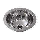 Nantucket Sinks Brightwork Home 13" Stainless Steel Bathroom Sink, ROS-OF