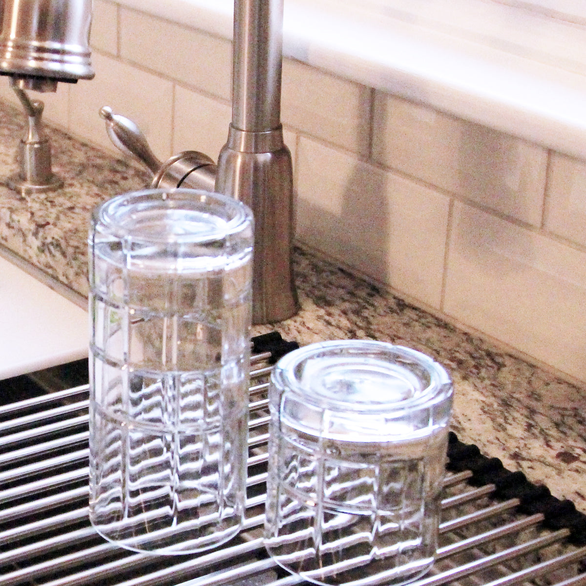 Nantucket Sinks Stainless Steel Roll Up Kitchen Mat - RUM