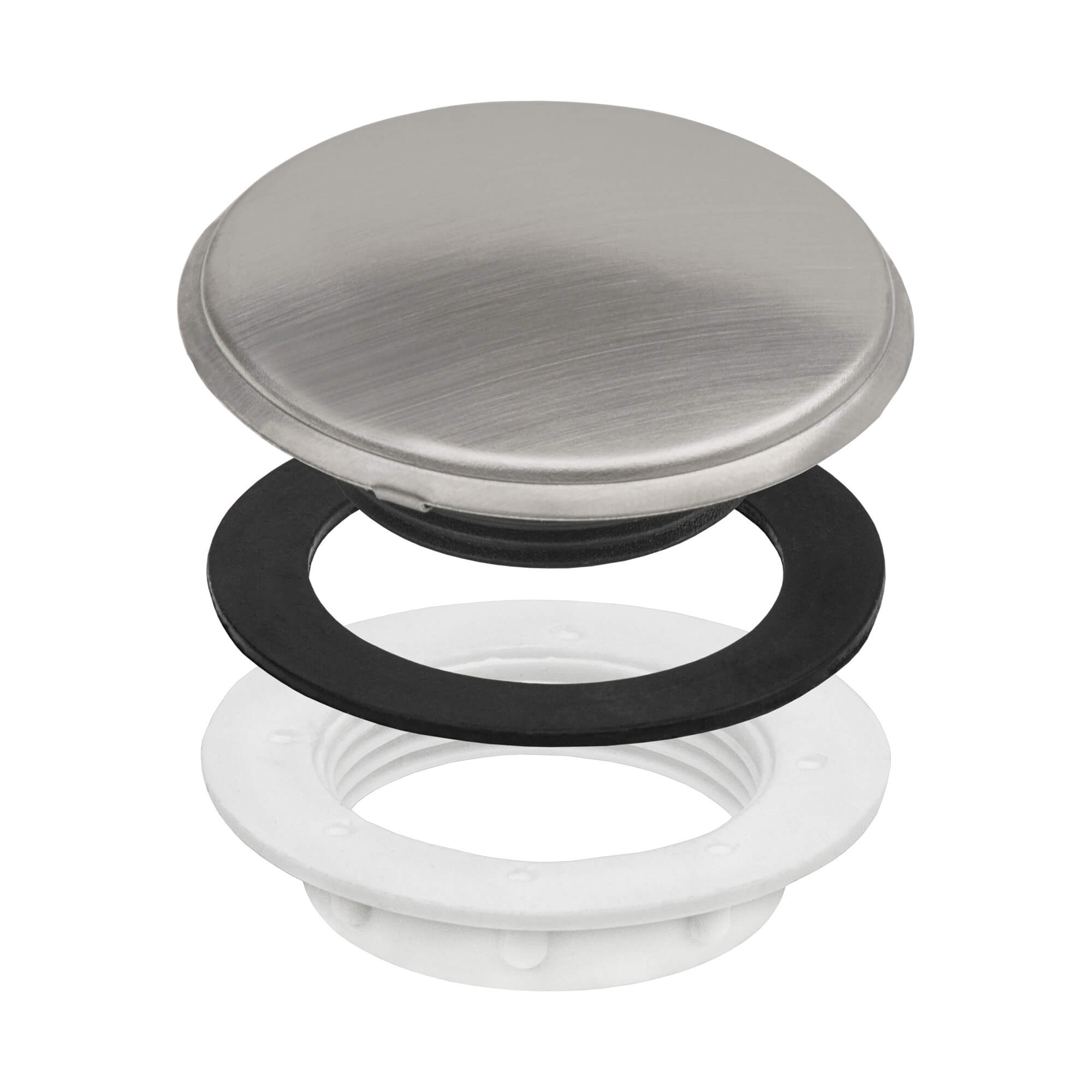 Alternative View of Ruvati Kitchen Sink Hole Plug - Stainless Steel, RVA1017