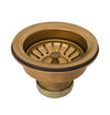 Ruvati Kitchen Sink Strainer Drain Assembly - Copper Tone Stainless Steel, RVA1022CP