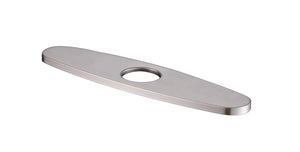 Alternate Image for Ruvati RVA1029ST Kitchen Faucet Hole Cover 10" Deck Plate - Stainless Steel