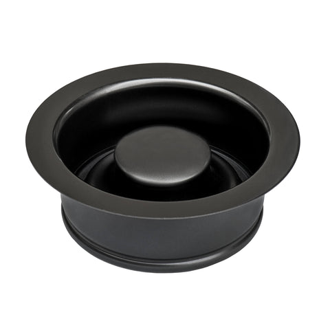 Main Image of Ruvati Garbage Disposal Flange Drain for Kitchen Sinks - Gunmetal Black Stainless Steel, RVA1041BL