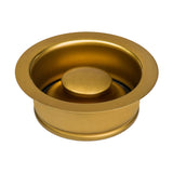 Main Image of Ruvati Garbage Disposal Flange Drain for Kitchen Sinks - Brass / Gold Tone Stainless Steel, RVA1041GG
