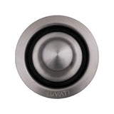 Ruvati Kitchen Sink Garbage Disposal Flange Drain with Basket Strainer Drain and Stopper, Stainless Steel, RVA1042ST