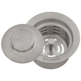 Main Image of Ruvati Kitchen Sink Garbage Disposal Flange Drain with Basket Strainer Drain and Stopper, Stainless Steel, RVA1042ST