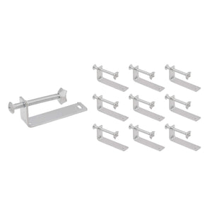Alternate Image for Ruvati Extra Long Extended Mounting Clips for Drop-in Topmount Sinks installed in up to 2-inch thick Butcher Block, RVA11049