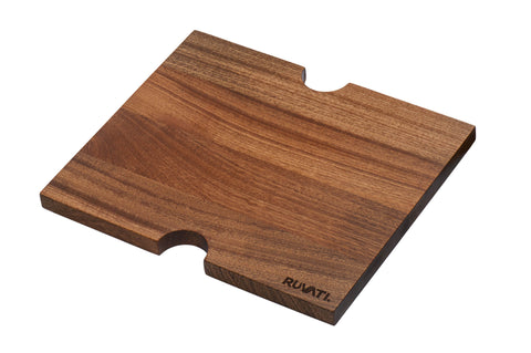 Main Image of Ruvati 13 x 11 inch Solid Wood Replacement Cutting Board for RVH8215 and RVQ5215 workstation sinks, RVA1215