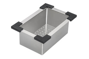 Alternate Image for Ruvati replacement colander for RVH8215 sink - Stainless Steel with Plastic Corners, RVA1315