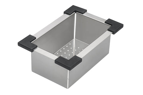 Main Image of Ruvati replacement colander for RVH8215 sink - Stainless Steel with Plastic Corners, RVA1315