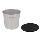 Ruvati LedgeFit 3 Bowl Serving Board Black Composite Condiment Tray for Workstation Sinks (complete set), Solid Composite / Stainless Steel, Matte Black, RVA1377BWC