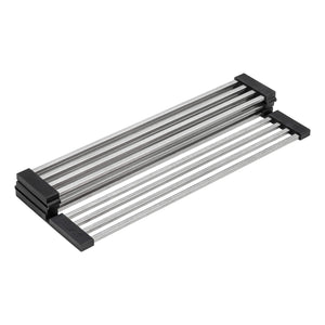 Alternate Image for Ruvati Stainless Steel and Silicone Foldable Drying Rack Replacement for RVG2310 Workstation Sink, RVA1391