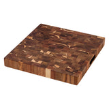 Alternative View of Ruvati 17 x 16 x 2 inch thick End-Grain Acacia Butcher Block Solid Wood Large Cutting Board, RVA2445ACA